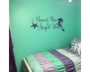 Mermaid kisses starfish wishes wall quotes